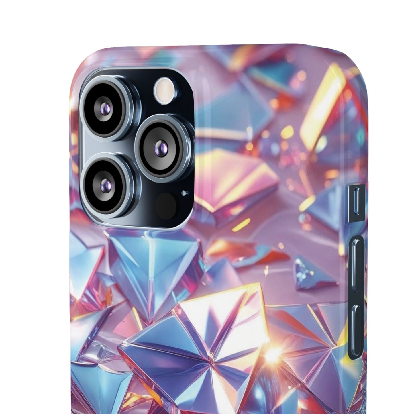 Snap Case iPhone Handyhülle – 3D-Effekt mit Diamant Design