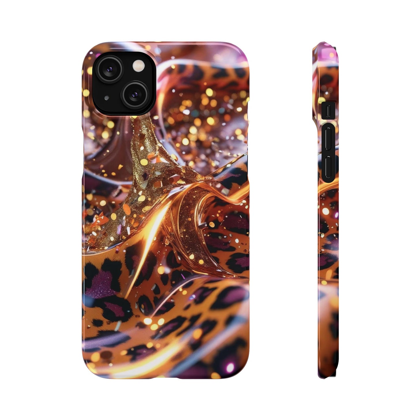 Snap Case Leopard Muster iPhone Handyhülle