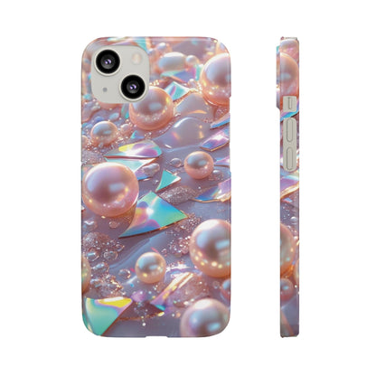 Snap Case iPhone Handyhülle – 3D Perlen Effekt