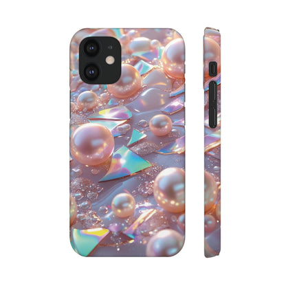 Snap Case iPhone Handyhülle – 3D Perlen Effekt
