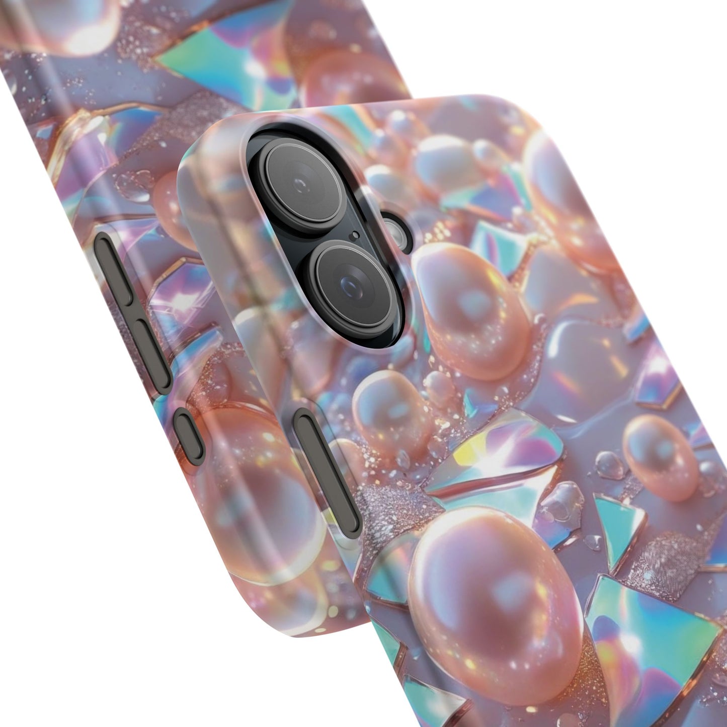 Snap Case iPhone Handyhülle – 3D Perlen Effekt