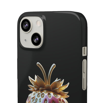 Snap Case iPhone Handyhülle - 3D Effekt Erdbeeren
