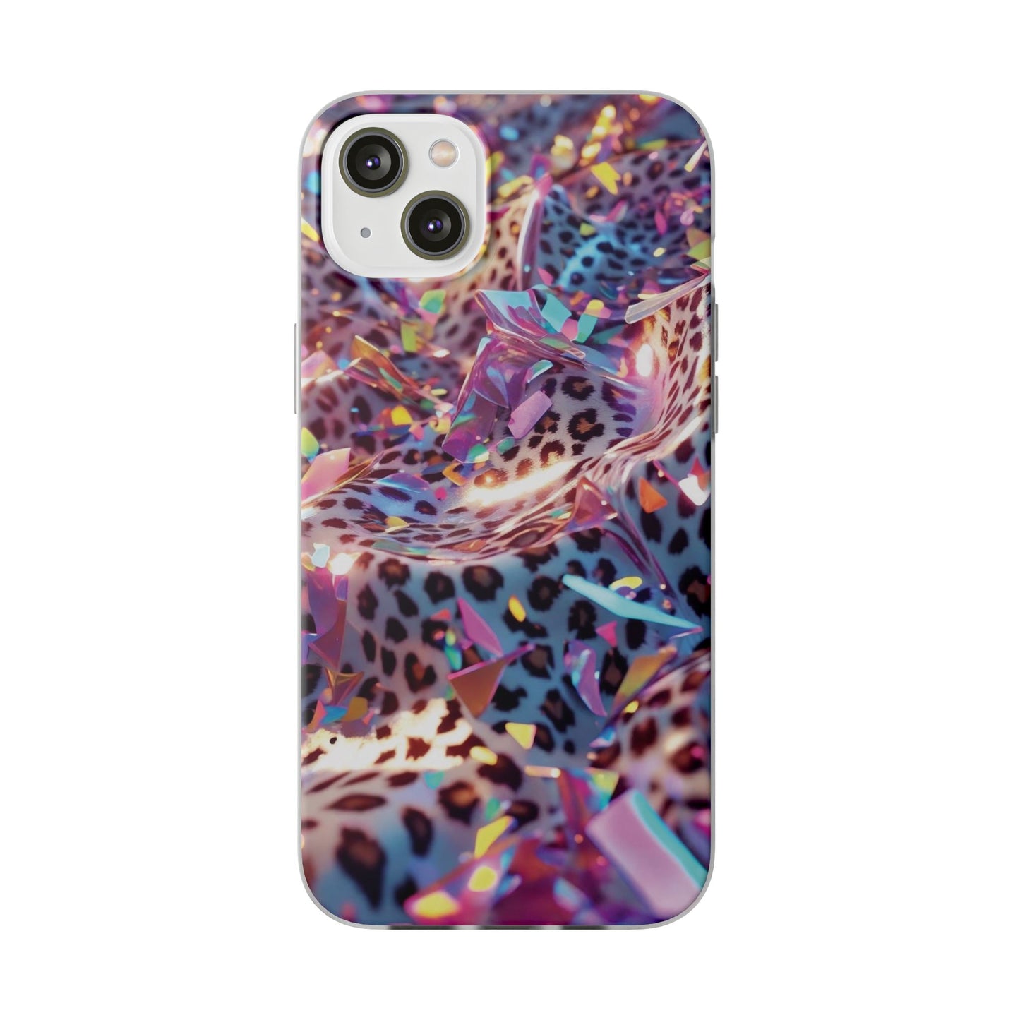 iPhone Flexi Case – Leopardenmuster