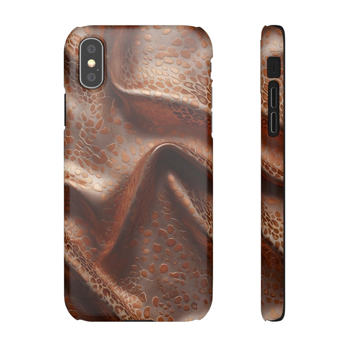 Snap Case Leopard Muster iPhone Handyhülle – Luxus trifft Design