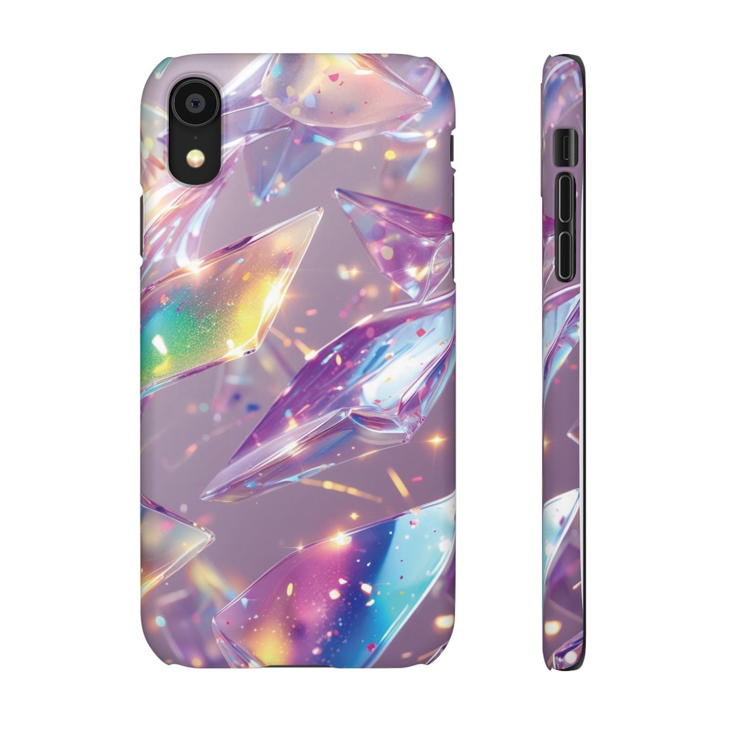 Snap Case iPhone Handyhülle – 3D-Effekt mit Diamant Design