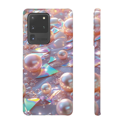 Snap Case Samsung Handyhülle – 3D Perlen Effekt