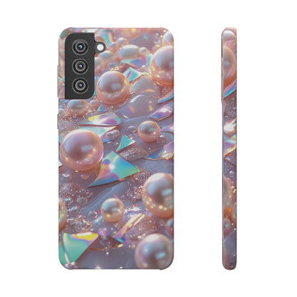 Snap Case Samsung Handyhülle – 3D Perlen Effekt