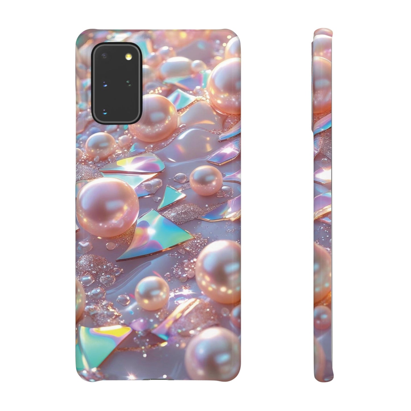 Snap Case Samsung Handyhülle – 3D Perlen Effekt
