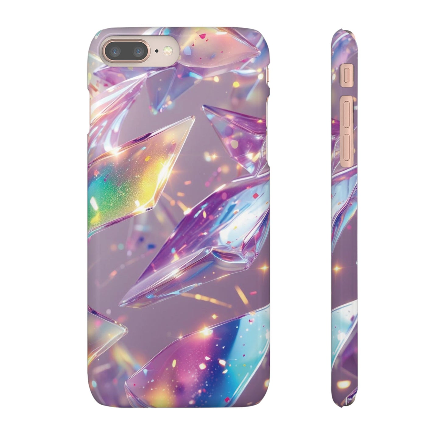 Snap Case iPhone Handyhülle – 3D-Effekt mit Diamant Design