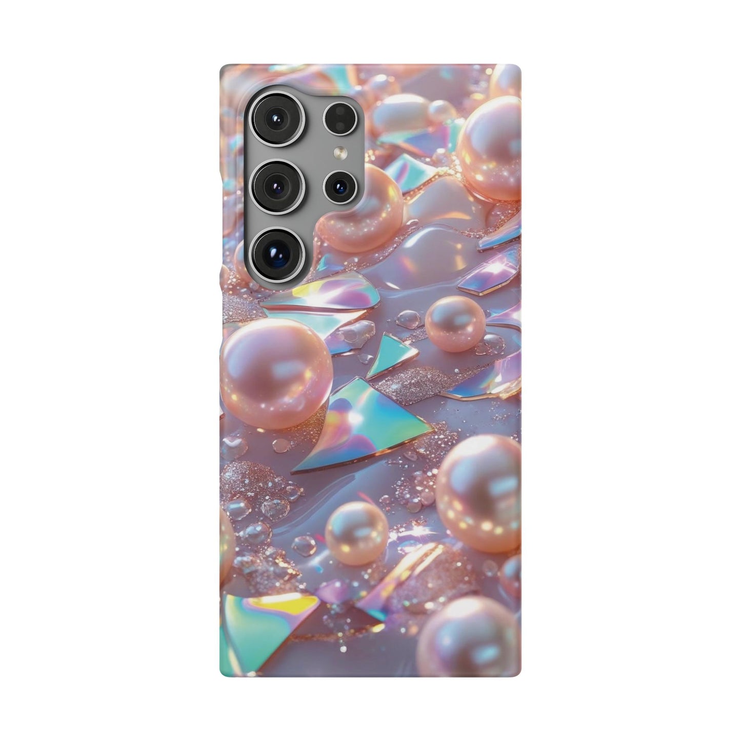 Snap Case Samsung Handyhülle – 3D Perlen Effekt