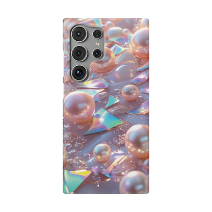 Snap Case Samsung Handyhülle – 3D Perlen Effekt