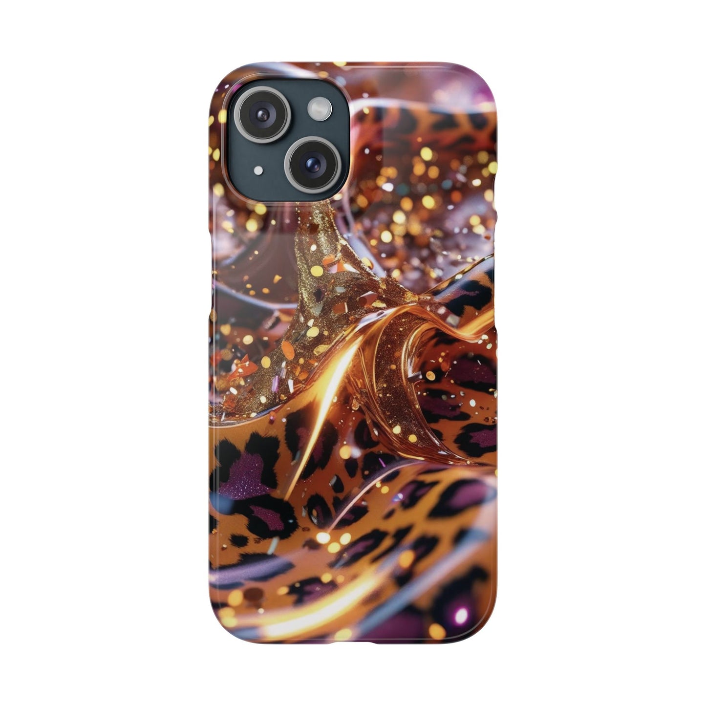 Snap Case Leopard Muster iPhone Handyhülle
