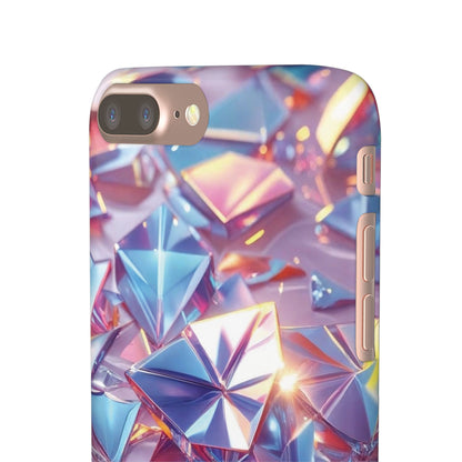 Snap Case iPhone Handyhülle – 3D-Effekt mit Diamant Design