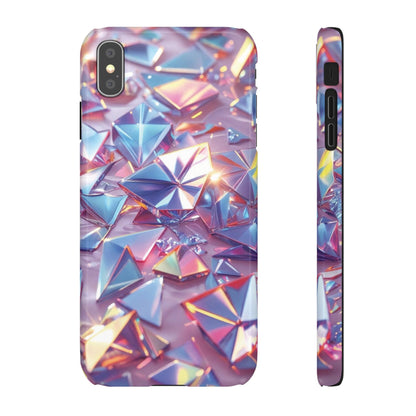 Snap Case iPhone Handyhülle – 3D-Effekt mit Diamant Design