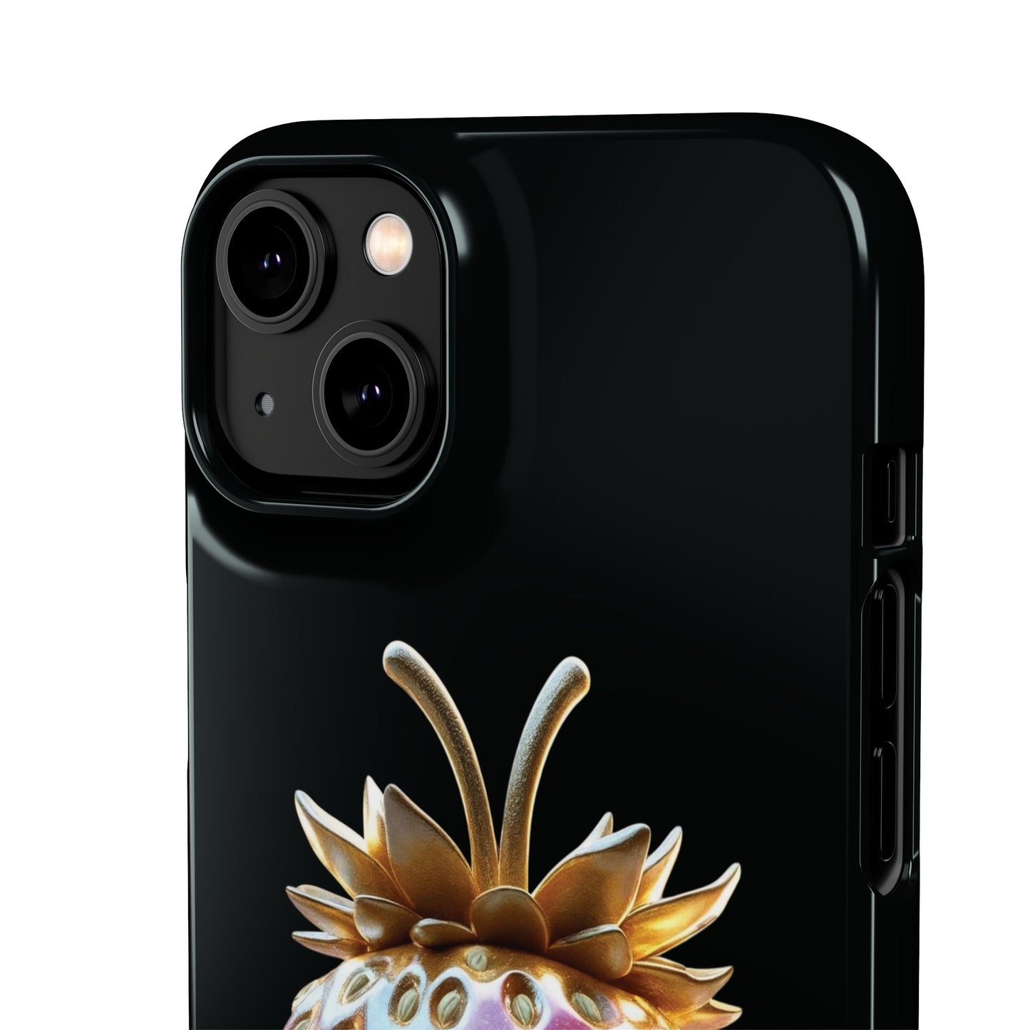 Snap Case iPhone Handyhülle - 3D Effekt Erdbeeren
