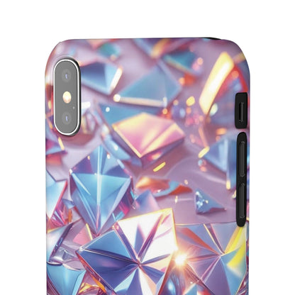 Snap Case iPhone Handyhülle – 3D-Effekt mit Diamant Design