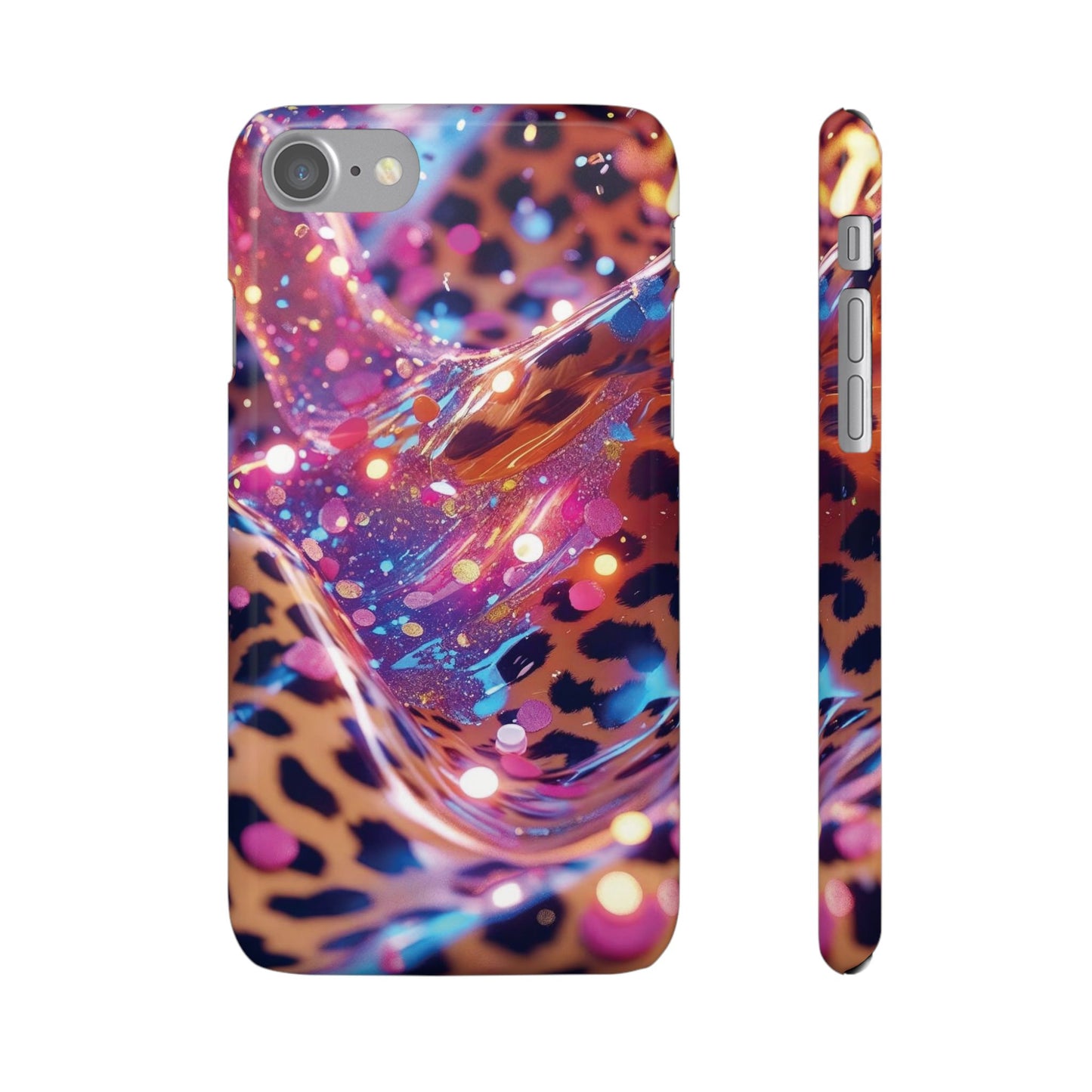 Snap Case Leopard Muster iPhone Handyhülle