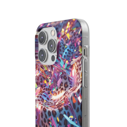 iPhone Flexi Case – Leopardenmuster