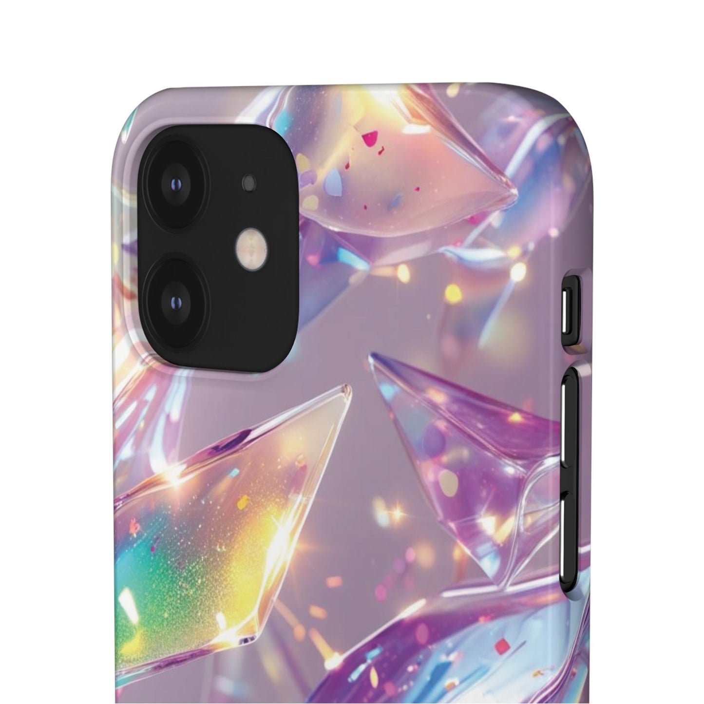 Snap Case iPhone Handyhülle – 3D-Effekt mit Diamant Design