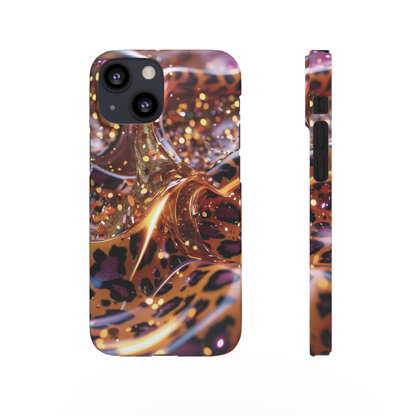 Snap Case Leopard Muster iPhone Handyhülle