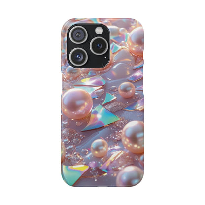 Snap Case iPhone Handyhülle – 3D Perlen Effekt
