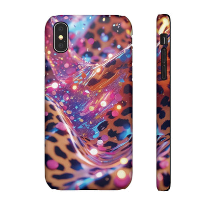 Snap Case Leopard Muster iPhone Handyhülle