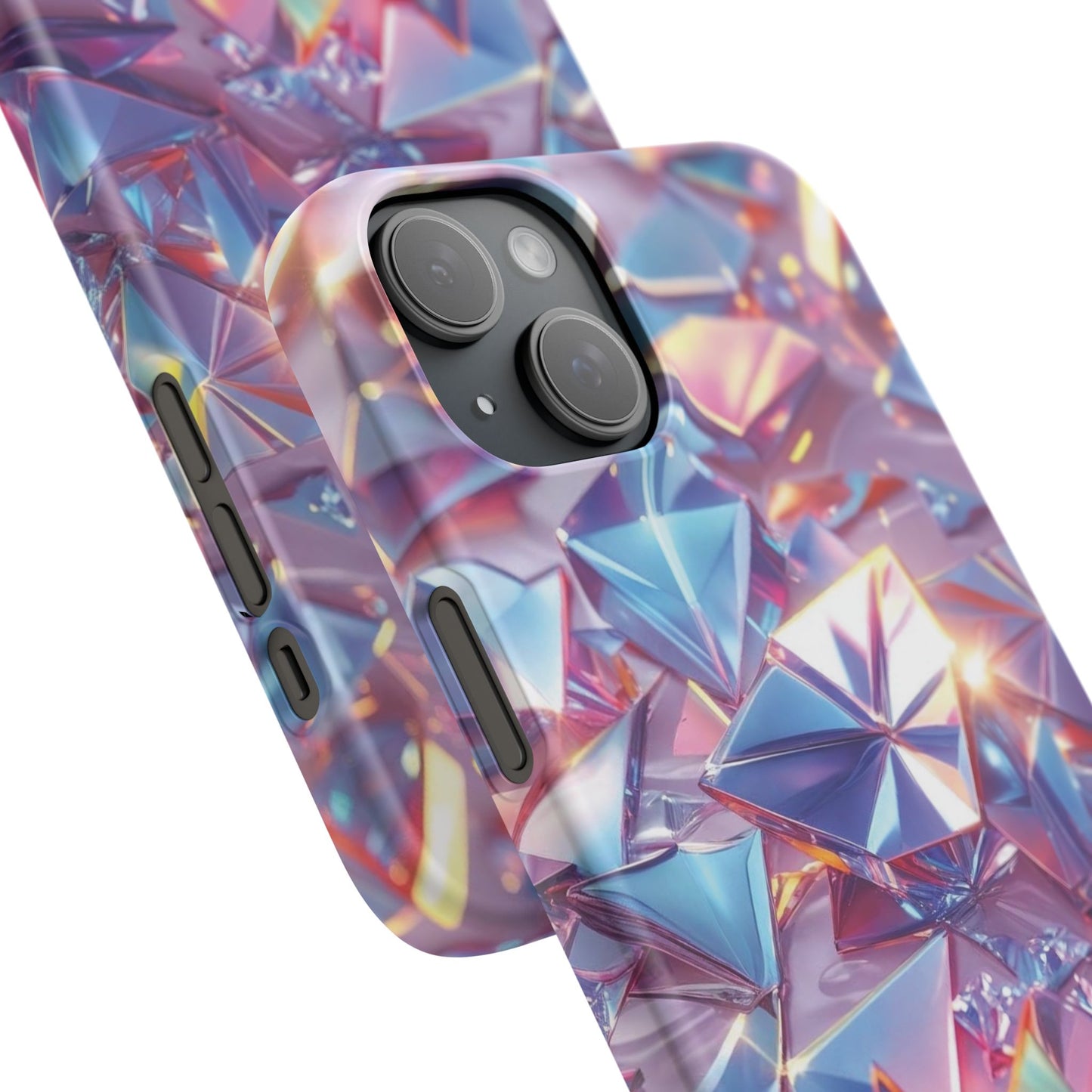 Snap Case iPhone Handyhülle – 3D-Effekt mit Diamant Design