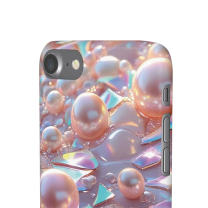 Snap Case iPhone Handyhülle – 3D Perlen Effekt