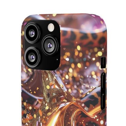 Snap Case Leopard Muster iPhone Handyhülle