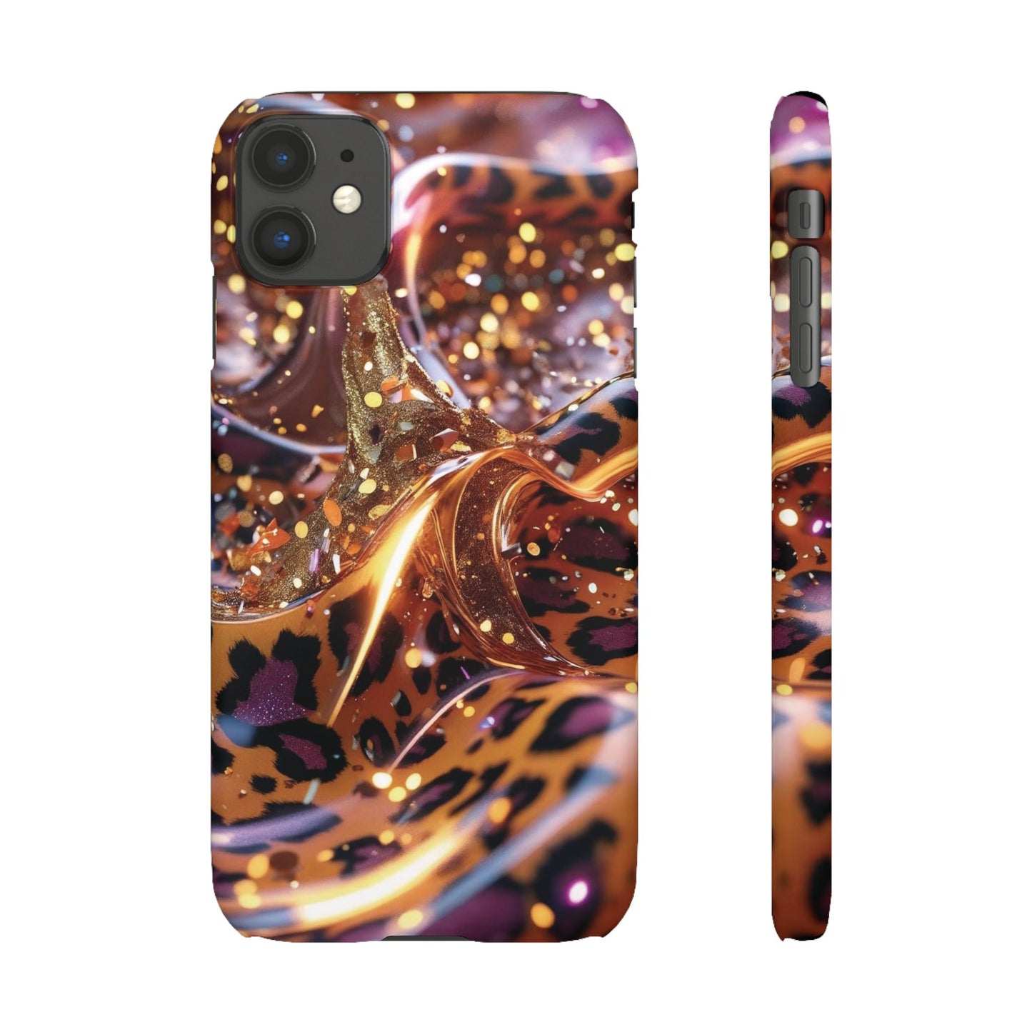 Snap Case Leopard Muster iPhone Handyhülle