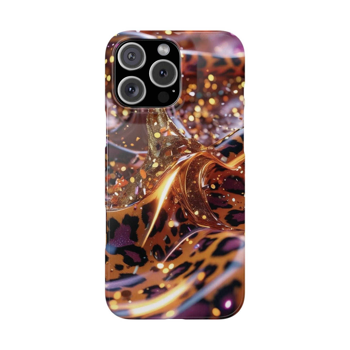 Snap Case Leopard Muster iPhone Handyhülle