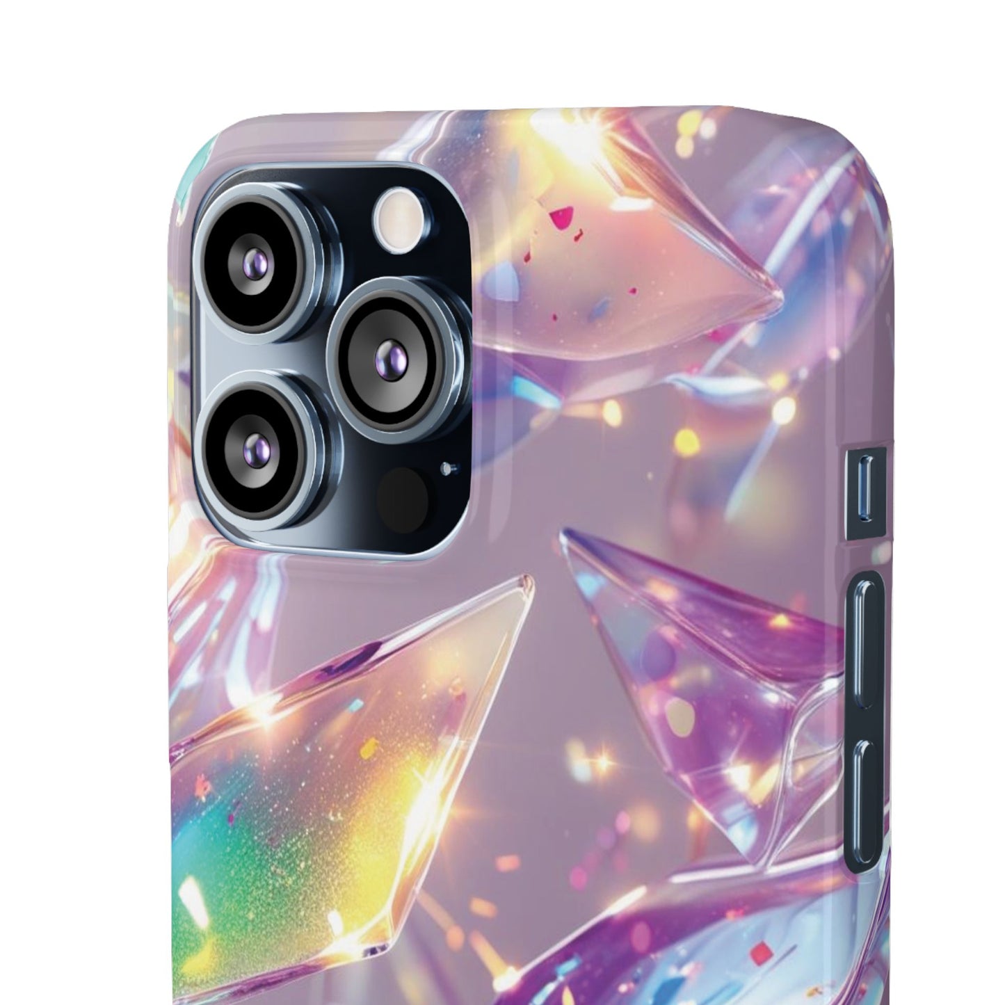 Snap Case iPhone Handyhülle – 3D-Effekt mit Diamant Design