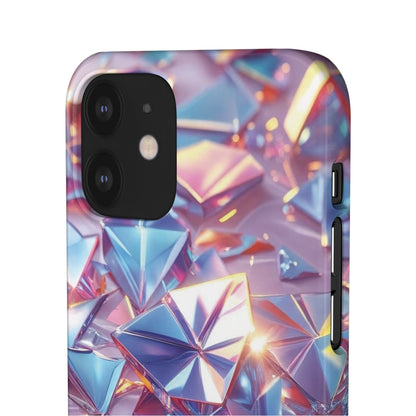 Snap Case iPhone Handyhülle – 3D-Effekt mit Diamant Design
