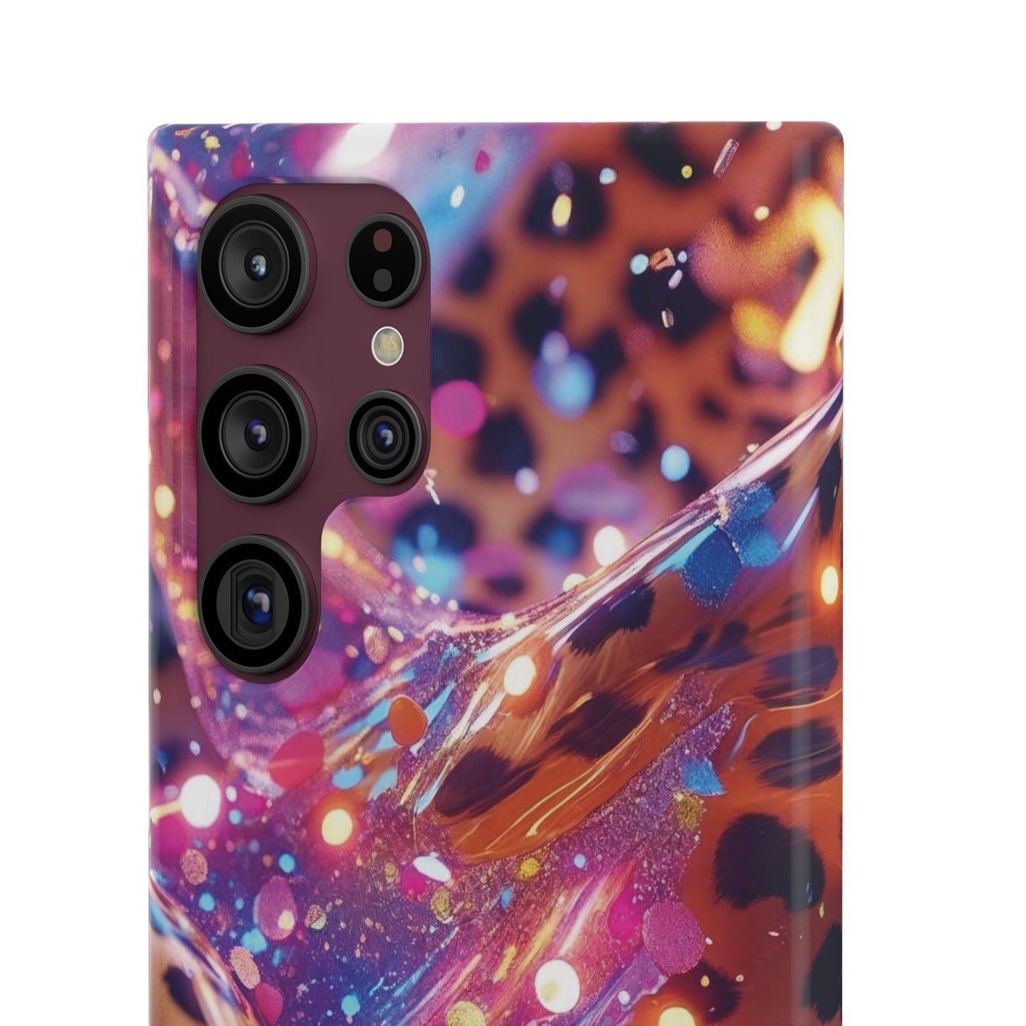 Snap Case Leopard Muster Samsung Handyhülle