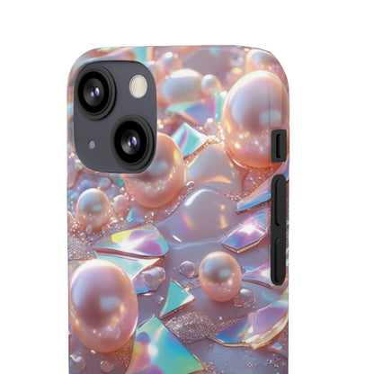 Snap Case iPhone Handyhülle – 3D Perlen Effekt
