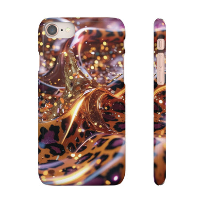 Snap Case Leopard Muster iPhone Handyhülle
