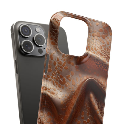 Snap Case Leopard Muster iPhone Handyhülle – Luxus trifft Design