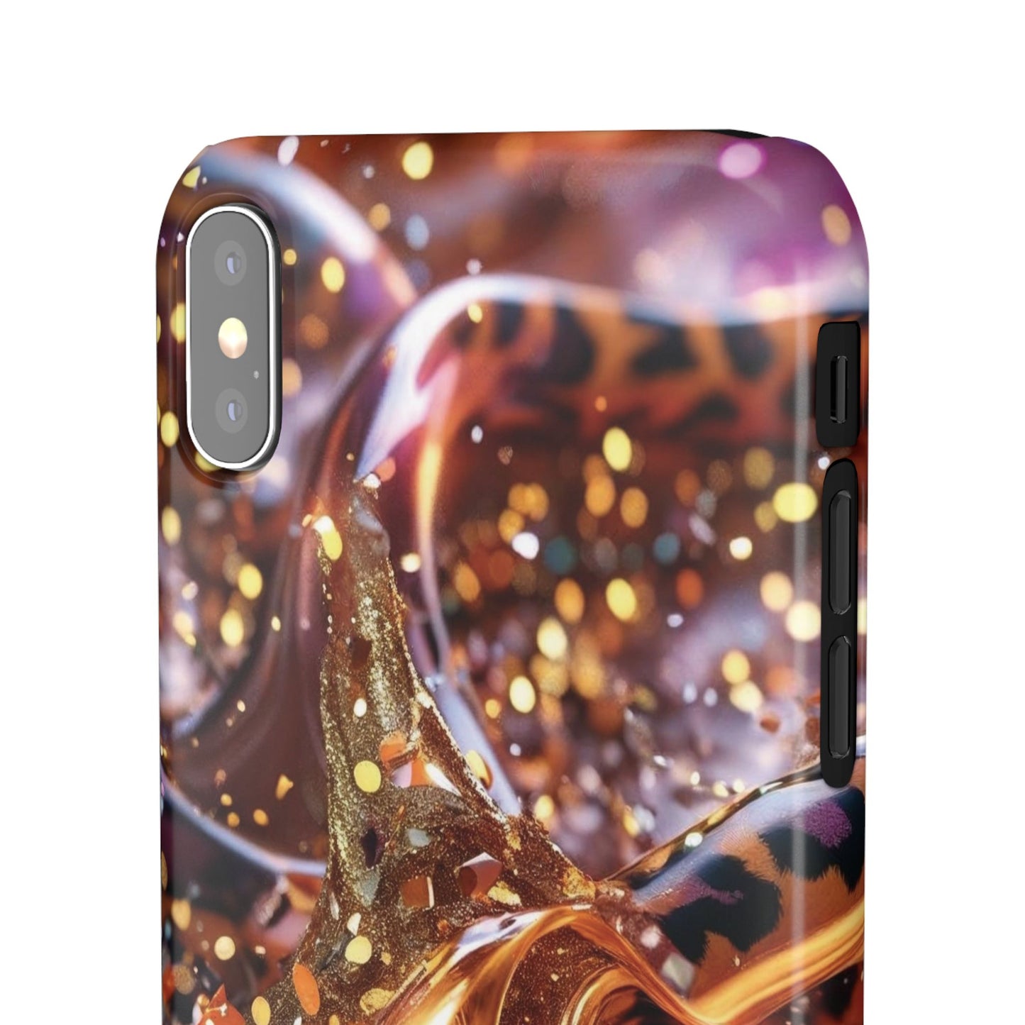 Snap Case Leopard Muster iPhone Handyhülle