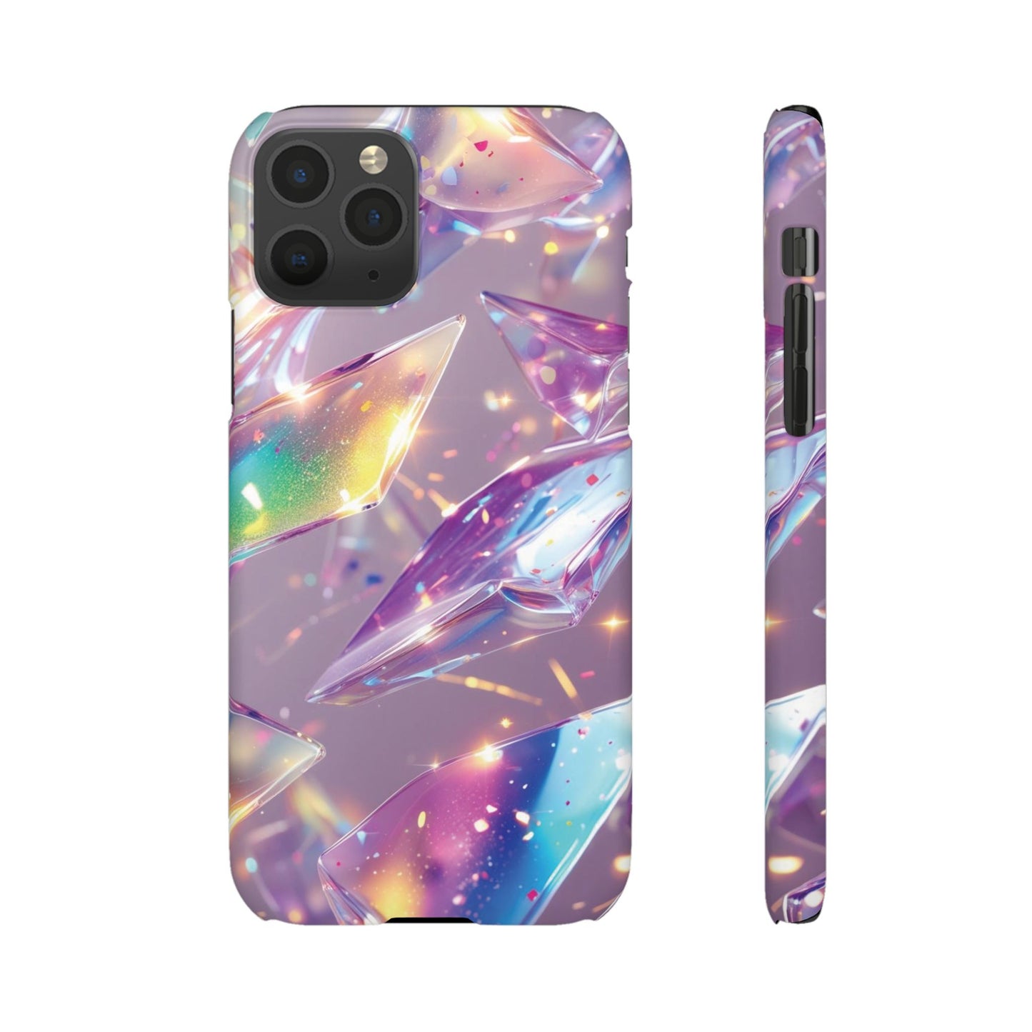 Snap Case iPhone Handyhülle – 3D-Effekt mit Diamant Design