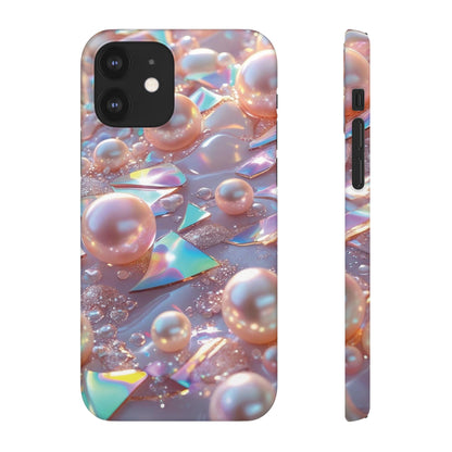 Snap Case iPhone Handyhülle – 3D Perlen Effekt