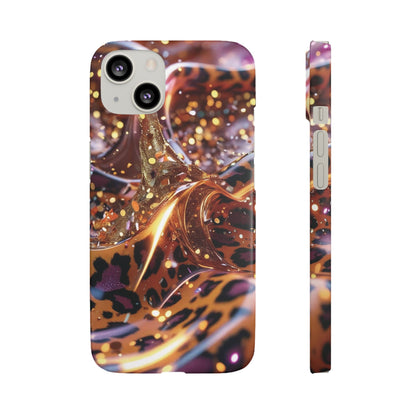 Snap Case Leopard Muster iPhone Handyhülle