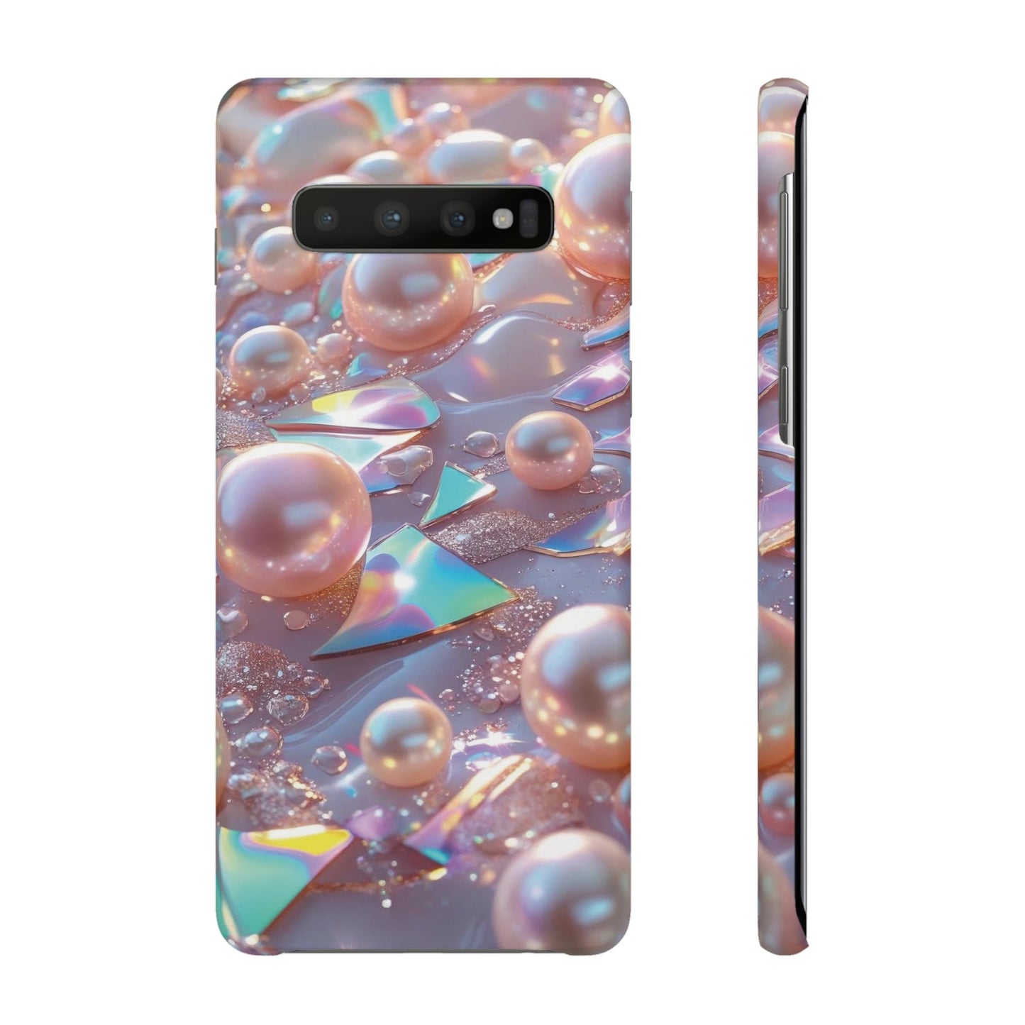 Snap Case Samsung Handyhülle – 3D Perlen Effekt