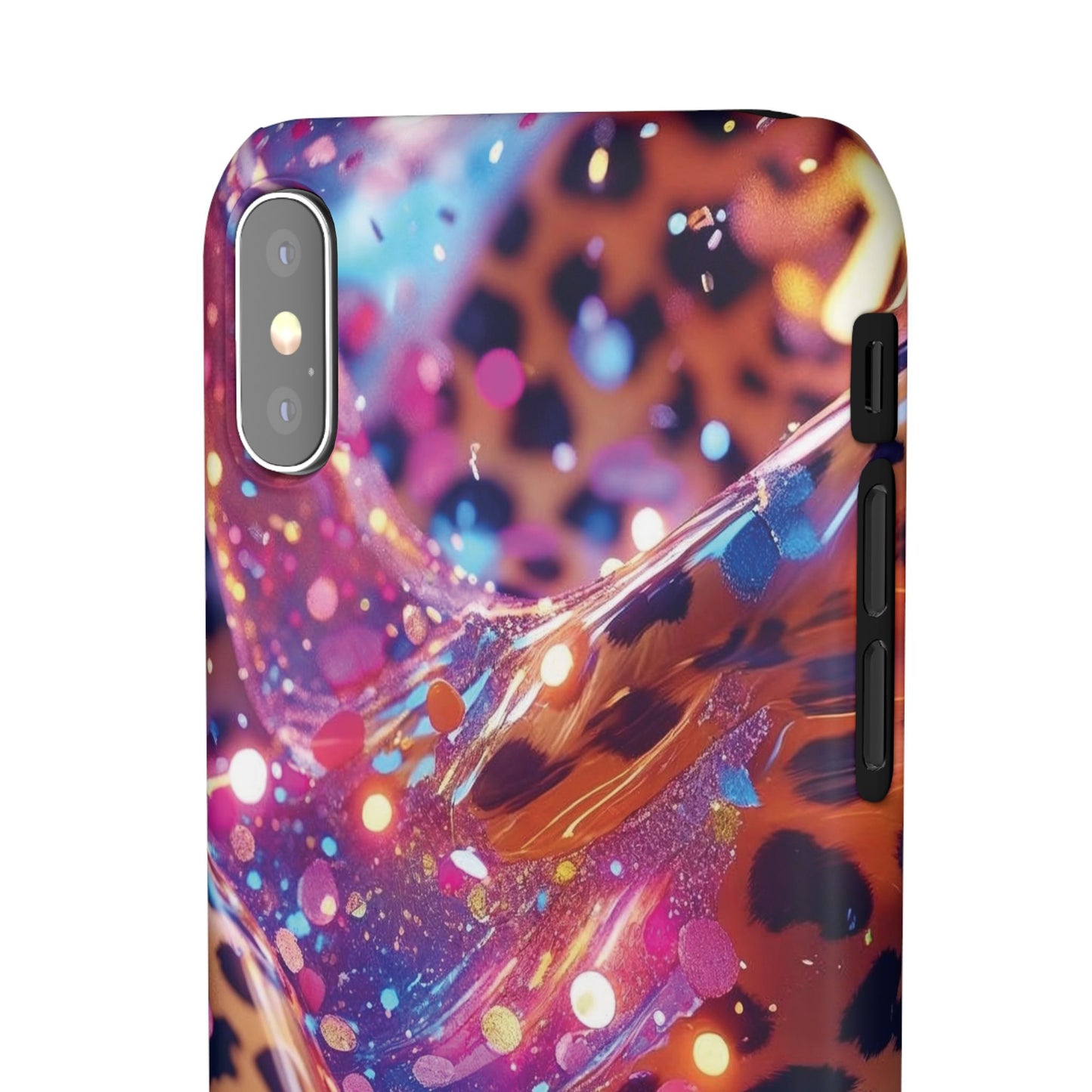 Snap Case Leopard Muster iPhone Handyhülle