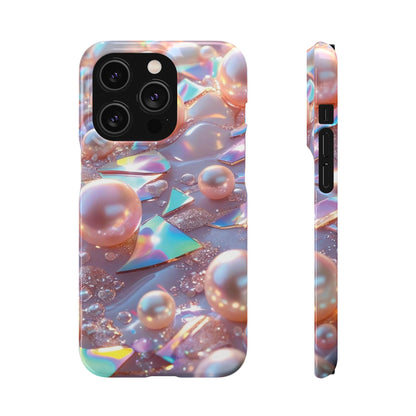 Snap Case iPhone Handyhülle – 3D Perlen Effekt