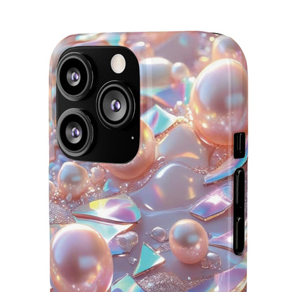 Snap Case iPhone Handyhülle – 3D Perlen Effekt