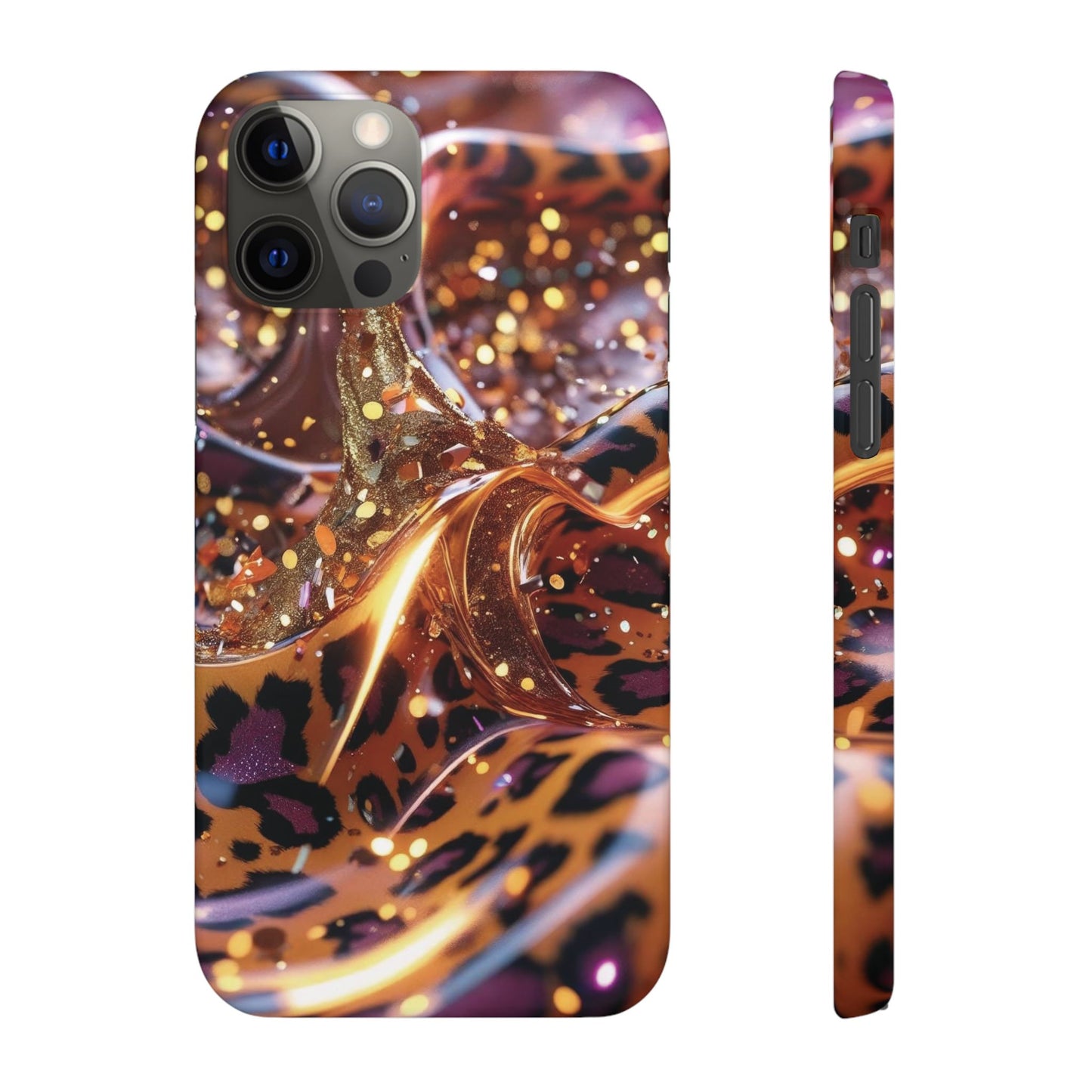 Snap Case Leopard Muster iPhone Handyhülle