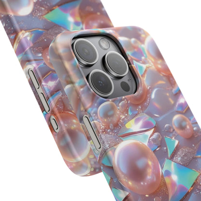 Snap Case iPhone Handyhülle – 3D Perlen Effekt