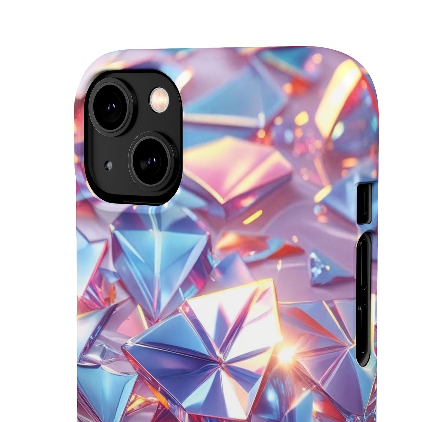 Snap Case iPhone Handyhülle – 3D-Effekt mit Diamant Design