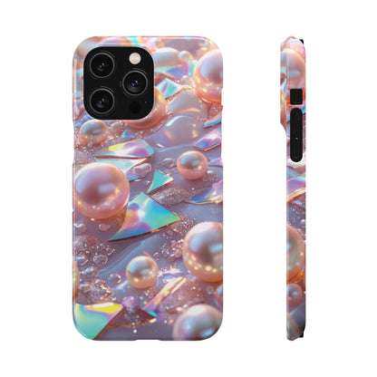 Snap Case iPhone Handyhülle – 3D Perlen Effekt