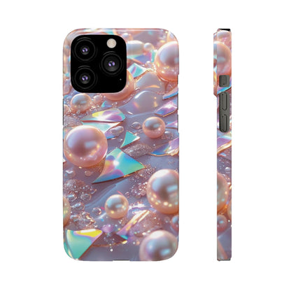 Snap Case iPhone Handyhülle – 3D Perlen Effekt